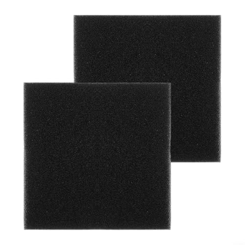 EffiFish Teichfilter-Ersatz-Pads, schwarzer Schaumstoff, 30,5 x 30,5 x 2,5 cm, Aquarium-Filtrationsmedien, Wassergarten, Tankpumpe, Schwamm-Filtersystem, 2 Stück EffiFish Teichfilter-Ersatz-Pads, schwarzer Schaumstoff, 30,5 x 30,5 x 2,5 cm, Aquarium-Filtrationsmedien, Wassergarten, Tankpumpe, Schwamm-Filtersystem, 2 Stück von EffiFish