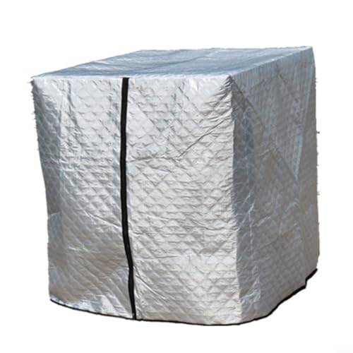 EffiFish Tote Container Cover Isolierte Schutzhaube Oxford Stoff Tank Shield mit Baumwollschicht für Wasserspeicherung Staubabdeckungen (Silber) von EffiFish