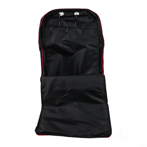 EffiFish Tragbare wasserdichte Zaumzeug Halfter Aufbewahrungstasche mit 3 Haken Rack für Pferdezaumzeug Organisation, große Kapazität mit mehreren Taschen, schwarz (schwarz) von EffiFish