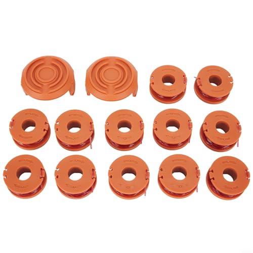 EffiFish Trimmerspulenschnur, für WG154 WG163 WG180 WG175 WG155 WG151 WG160 Rasentrimmer-Linien-Set (12 + 2) von EffiFish