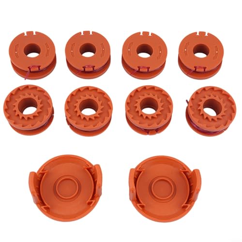 EffiFish Trimmerspulenschnur, für WG154 WG163 WG180 WG175 WG155 WG151 WG160 Rasentrimmer-Linien-Set (8 + 2) von EffiFish