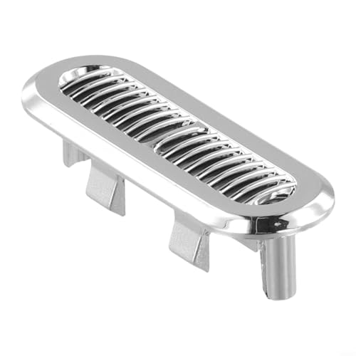 EffiFish Überlaufabdeckung für Spülbecken, dekorative Überlaufabdeckung, ABS-Kunststoff, Badezimmer-Waschbecken-Lochabdeckung, 5,4 cm, 4 Stück von EffiFish