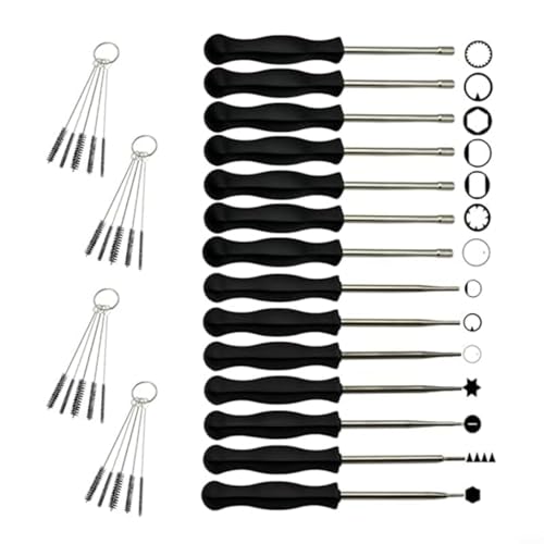 EffiFish Vergaser Einstellwerkzeuge Set inkl. Reinigungsbürsten für Zweitaktmotor für Rasenmäher und Laubbläser EffiFish Vergaser Einstellwerkzeuge Set inkl. Reinigungsbürsten für Zweitaktmotor für Rasenmäher und Laubbläser von EffiFish