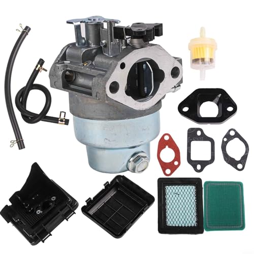 EffiFish Vergaser und Luftfilter Kit für Honda Serie Rasenmäher Ersatzteile inkl. Dichtung Gehäuse Kraftstofffilter und Leitungen von EffiFish
