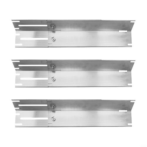 EffiFish Verstellbare Grill-Heizplatte, Edelstahl, Flammenschutz für Landmann/Charbroil/Weber Gasgrill, gleichmäßige Wärmeverteilung, 3 Stück von EffiFish