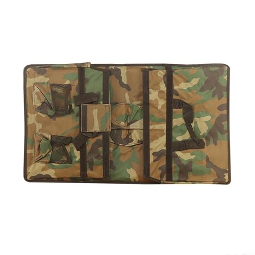 EffiFish Wagenauskleidung Faltfutter für Wagen Stofftasche Wasserdicht Oxford Ersatz Innenaufbewahrungstasche für Trolley Wagen 85 x 43 x 26 cm (grüne Tarnung) von EffiFish