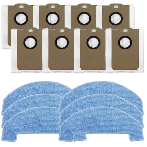 EffiFish Wischmopp-Pads und Staubbeutel für Trouver E10 für Liectroux M70Pro Roboter-Staubsauger, Ersatz-Mopptücher, Staubbeutel, kompatibel mit MONSGA MS1 EffiFish Wischmopp-Pads und Staubbeutel für Trouver E10 für Liectroux M70Pro Roboter-Staubsauger, Ersatz-Mopptücher, Staubbeutel, kompatibel mit MONSGA MS1 von EffiFish