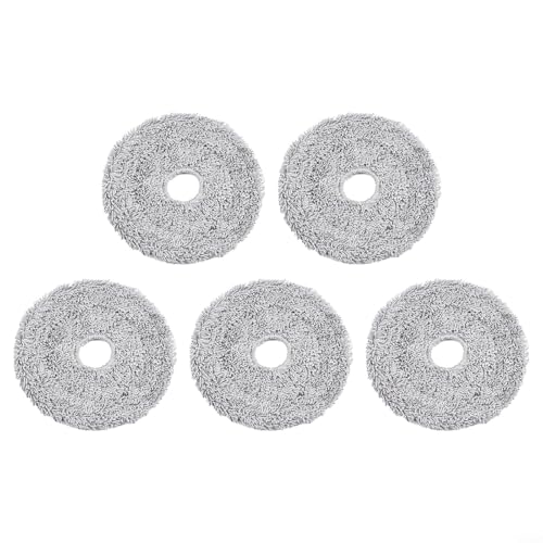 EffiFish Wischmopps für die Reinigung von Böden, weicher Stoff, Wischmopp-Pads, Zubehör, für Ultenic MC1-Serie, Grau, 5 Stück von EffiFish