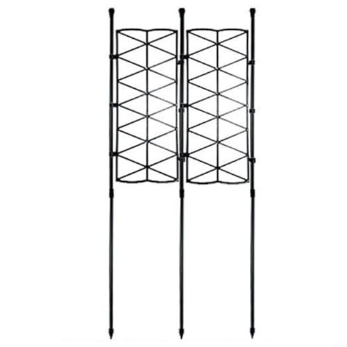 EffiFish Zaun Garten Pflanze Unterstützung Rankgitter Rahmen DIY Kunststoff beschichtet Metall Klettern für Topfpflanzen für Gemüse Tomaten Reben Zaun (A) von EffiFish
