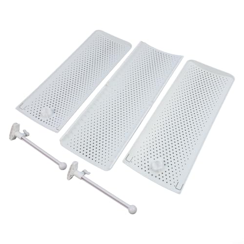 EffiFish Zentraler Windschutz für Klimaanlage, verstellbare Richtungssteuerung, Abdeckung für AC-Deckenlüftung, mit Filter, Baumwolle, 51–120 cm (Basic, kein Filter-L) von EffiFish