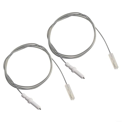 EffiFish Zündelektroden-Funken-Kit mit 900 mm Zünddraht, Gasherd, Herdteil, Keramik-Zündteile für Küchenherd (35 mm) von EffiFish