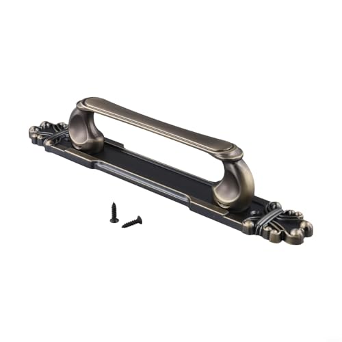 Europäischer antiker Türgriff aus Aluminiumlegierung für Schiebetüren oder Doppeltüren, Kaffeebraun (Bronze 282 mm) von EffiFish