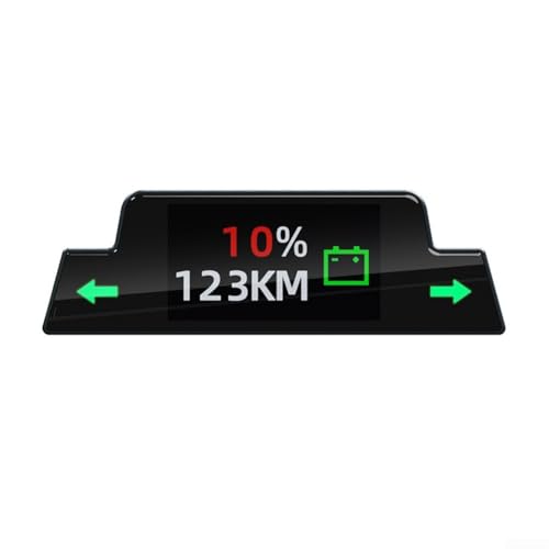 Für Tesla Model 3 Y kompatibles Mini-Armaturenbrett-Display eingebettet in Lüftungsschlitz, zeigt Geschwindigkeit, Gang, Batterie mit eingebautem Lichtsensor von EffiFish