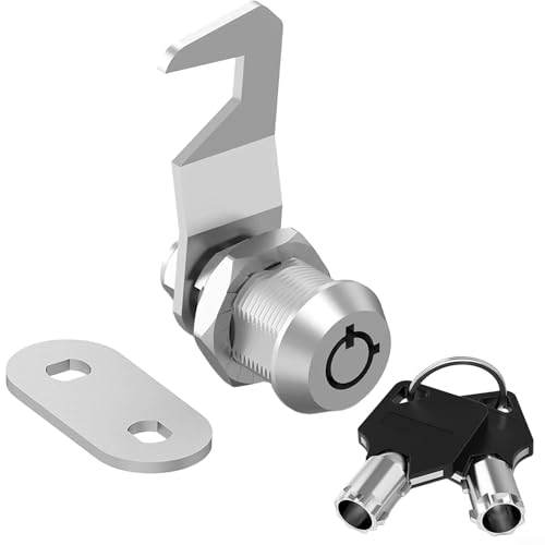 Gleichschließendes röhrenförmiges Nockenschloss mit Zinklegierung, 147 cm Länge, geeignet für Schließfächer, Verkaufsautomaten, Reiseanhänger und Werkzeugkästen Gleichschließendes röhrenförmiges Nockenschloss mit Zinklegierung, 147 cm Länge, geeignet für Schließfächer, Verkaufsautomaten, Reiseanhänger und Werkzeugkästen von EffiFish