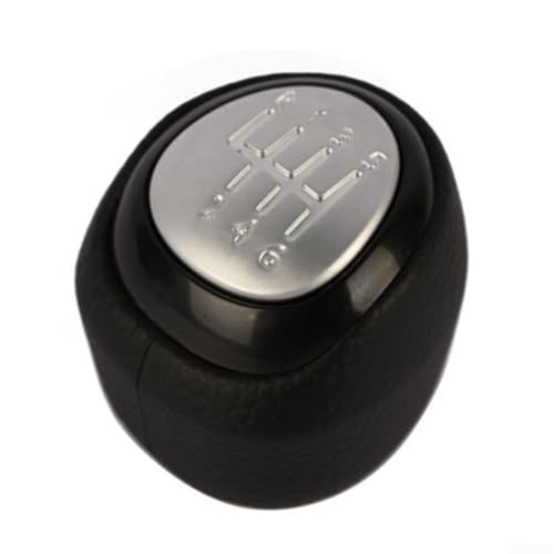 Schaltknauf für Saab 9 3 6 Gang Schaltgetriebe Modelle 2003 2012 OEM Nummern enthalten 55566207 55353897 55353898 ABS Material Anti Verschleiß und (matt 6 Stufen) von EffiFish