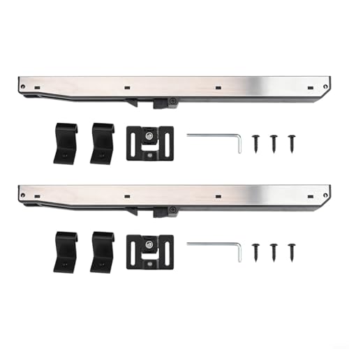 Schiebetür-Hardware-Kit mit Absenkautomatik, doppelseitiges Dämpfersystem für schwere Türen, 40 - 59 kg Schiebetür-Hardware-Kit mit Absenkautomatik, doppelseitiges Dämpfersystem für schwere Türen, 40 - 59 kg von EffiFish
