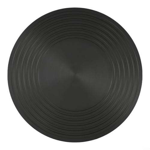 Wärmeverteilerplatte für Gasherd, doppelseitig, rutschfestes Design für Glas-Kochgeschirr, mit Edelstahl-Thermo-Pad und sicherem Anti-Verbrühungs-Griff (28 cm) von EffiFish