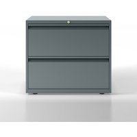 BISLEY Hängeregisterschrank Essentials, 2 Schubladen, lichtgrau von Bisley