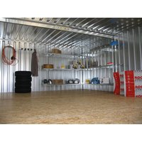 Regalsystem für Lagercontainer, BxT 1.000 x 420 mm von BOS®