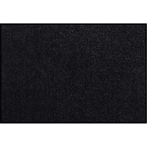 Efia Fußmatte waschbar, schwarz, 50 x 75 cm - (SLU6030 50X75) von Efia