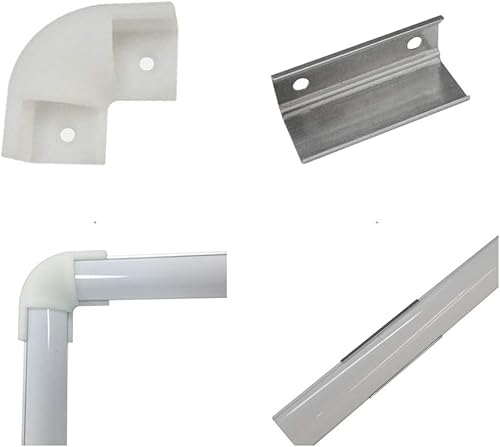V-förmige Aluminiumprofil-Sets, einschließlich 6 Stück Eckverbinder, 15 Stück Verlängerungsverbinder, 45 Stück kurze Schrauben, 45 Stück lange Schrauben und 45 Stück Dübel. V-förmige Aluminiumprofil-Sets, einschließlich 6 Stück Eckverbinder, 15 Stück Verlängerungsverbinder, 45 Stück kurze Schrauben, 45 Stück lange Schrauben und 45 Stück Dübel. von Efishine