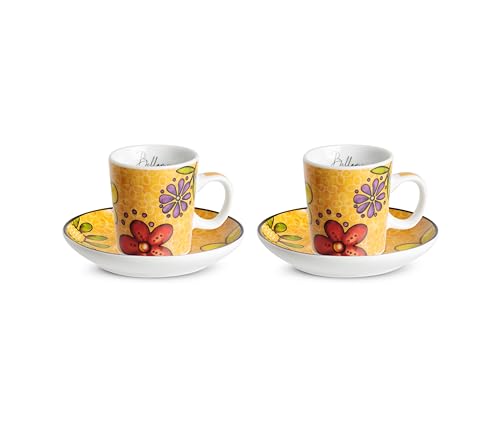 Egan 2er Set Kaffeetassen Bellamore Orange ML 100 von Egan