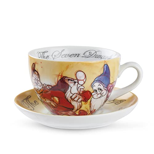 Egan Frühstückstasse mit Untertasse 7 Zwerge Disney ML 500, 133006 von Egan