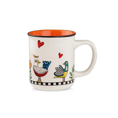 Egan Tasse Kollektion Cocoricò. Artikel aus Porzellan in der Farbe Orange. Die Referenz lautet 228010. von Egan