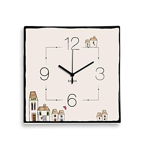 Egan Uhr, Keramik, emailliert, Elfenbeinfarben, Small Egan Uhr, Keramik, emailliert, Elfenbeinfarben, Small von Egan