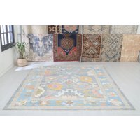 200x300 Oushak Teppich, Handgefertigter Orientteppich, Kelimteppich, Kelimteppich, 5430 von EgeRug