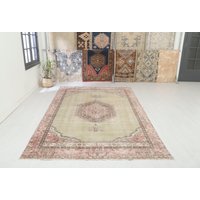 Oushak Teppich 7x12, Handgeknüpfter Teppich, Orientteppich von EgeRug