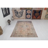 Vintage Faded Teppich 150x250 Boho Wohnzimmer Dekor von EgeRug