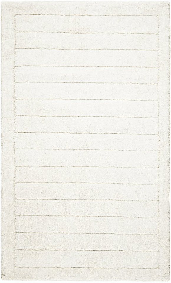 Badematte Line Egeria, Höhe 10 mm, rutschhemmend beschichtet, fußbodenheizungsgeeignet, Baumwolle, rechteckig von Egeria