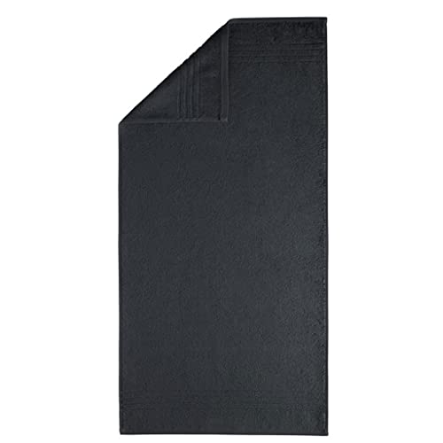 Egeria 28001 Madison Duschtuch, Baumwolle, black, Größe 70 x 140 cm von Egeria