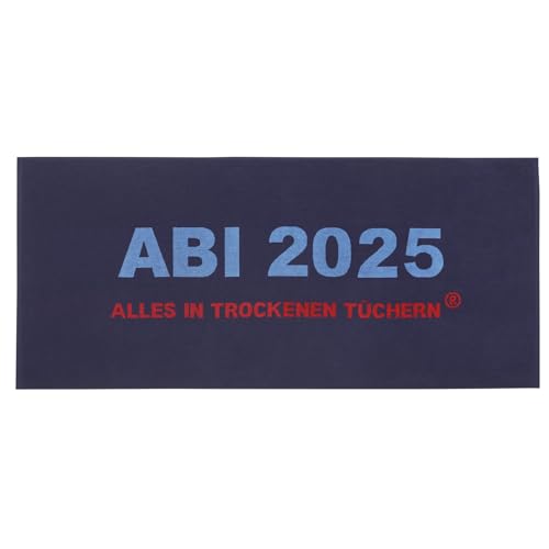 Egeria ABI 2025 Midnight gewebt Abitur 75x180cm 100% Baumwolle Duschtuch Strandtuch Egeria ABI 2025 Midnight gewebt Abitur 75x180cm 100% Baumwolle Duschtuch Strandtuch von Egeria