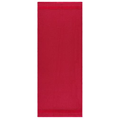 Egeria Aron red Saunatuch 75x180cm 100% Baumwolle Duschtuch Strandtuch von Egeria