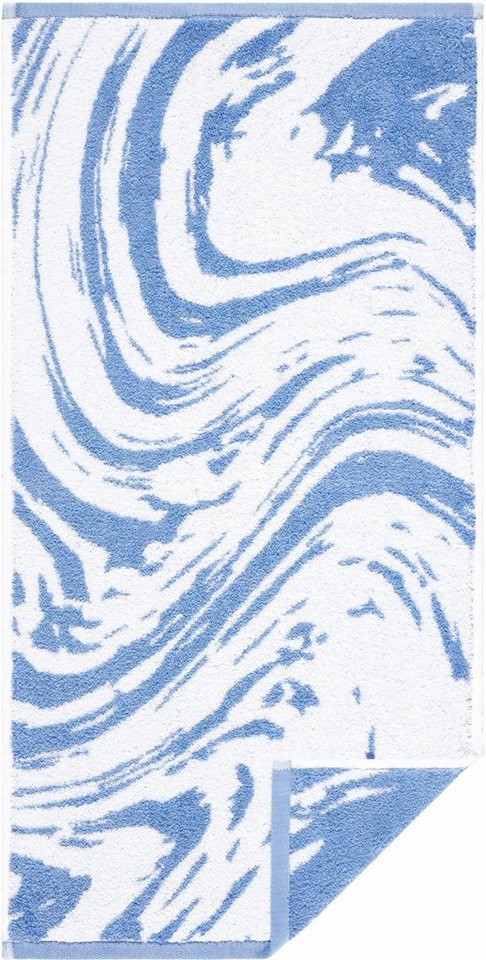 Egeria Badetuch Marble, Walkfrottee (1-St), graphisches Muster, 100% Baumwolle von Egeria