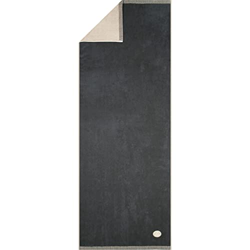 Egeria Ben slate grey Saunatuch 75x200cm 100% Baumwolle Duschtuch Strandtuch von Egeria