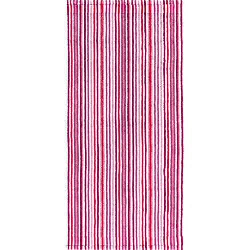 Egeria Combi Stripes Mauve 500 g/m² Duschtuch 70x140cm 100% Baumwolle von Egeria