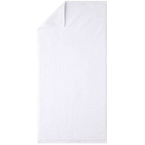 Egeria Elegant 600 g/m² 100% Baumwolle, Handtücher Duschtücher Gästetücher 50x100cm Duschtuch 001 White von Egeria