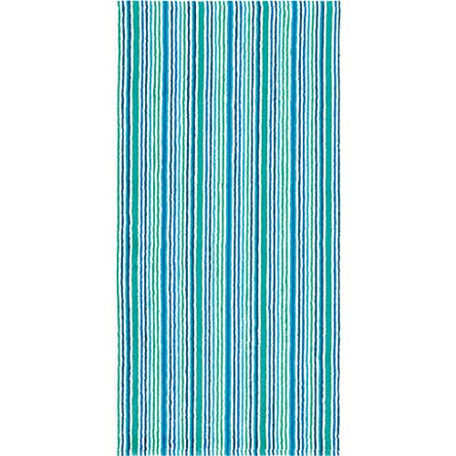 Egeria Frottier Handtücher Combi Stripes Pool Green Handtuch 50x100 cm Egeria Frottier Handtücher Combi Stripes Pool Green Handtuch 50x100 cm von Egeria