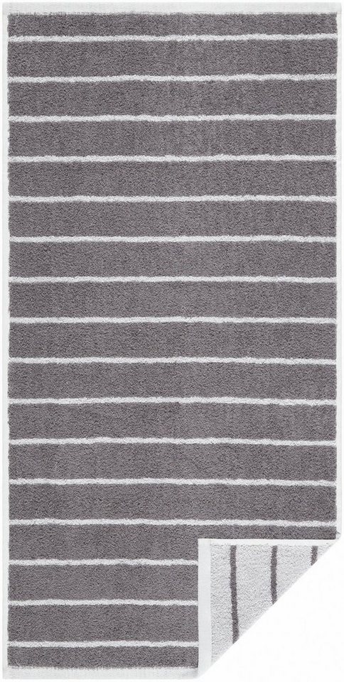 Egeria Handtuch Line, Walkfrottee (1-St), Streifendessin, 100 % Baumwolle von Egeria