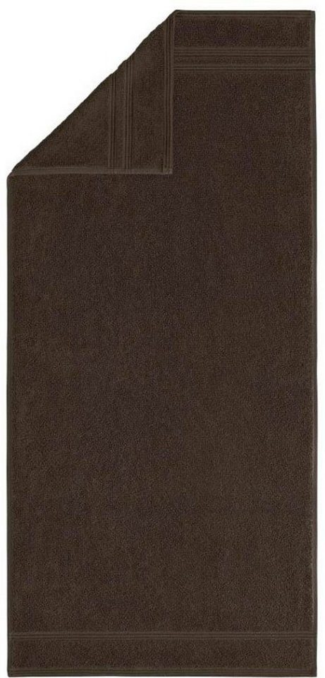 Egeria Handtücher Manhatten Gold, Frottier (2-St), Uni Programm mit Streifenbordüre, reine Baumwolle von Egeria