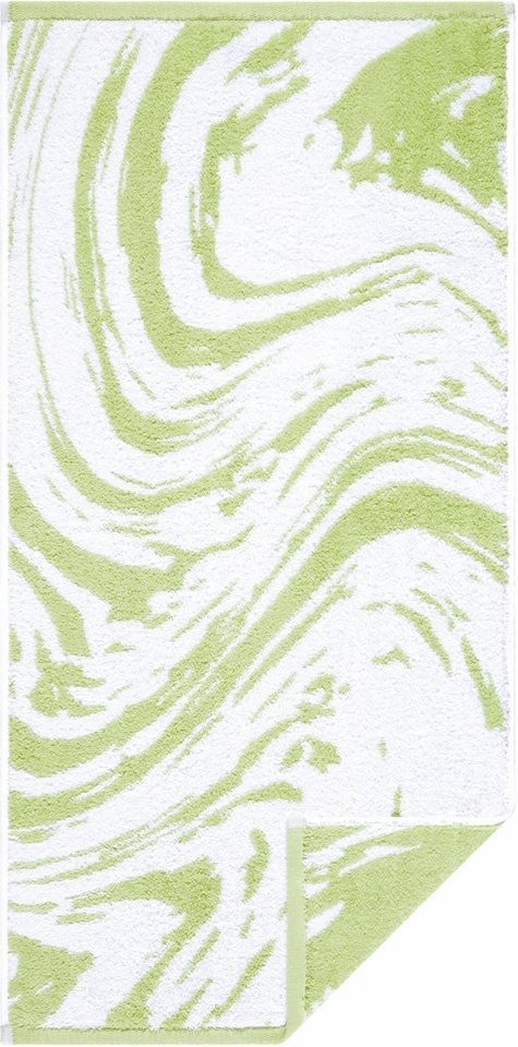 Egeria Handtuch Marble, Walkfrottee (1-St), graphisches Muster, 100% Baumwolle von Egeria