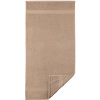 Egeria Handtücher "Diamant", (2 St., 2er Set Handtücher 50 x 100 cm), Uni Programm mit schmaler Bordüre, 100 % Baumwolle von Egeria