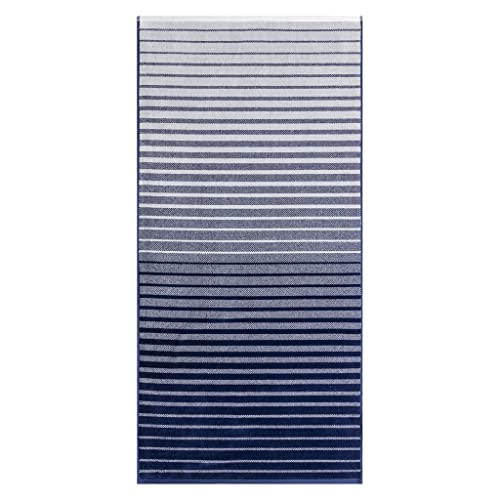 Egeria Ombre Dark Blue Strandtuch Duschtuch 75x160cm 100% Baumwolle Mesopotamian Cotton von Egeria