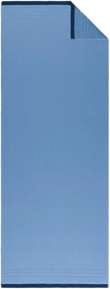 Egeria Saunatuch Dori, Leichtfrottee (1-St), 75x200 cm in leichter Qualität, Streifenbordüre von Egeria