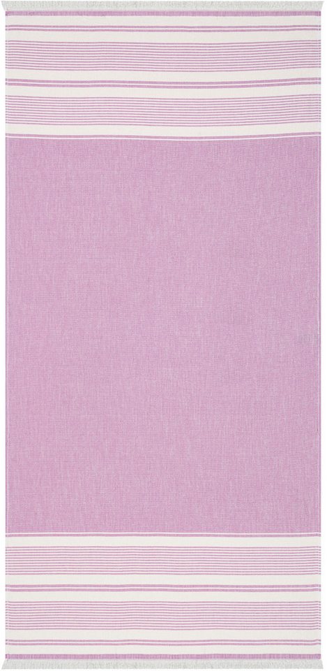 Egeria Strandtuch Pestemal, (1-St), 80x180 cm, mit Fransen von Egeria