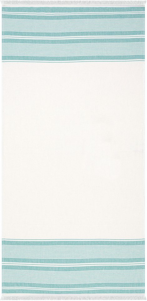 Egeria Strandtuch Pestemal, gewebte Ware (1-St), 80x180 cm, mit Fransen von Egeria