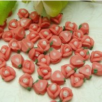 15 Stück | 6mmRosen Keramik Rot/Weiß-Mitte(Fcn-12R 15 Stück | 6mmRosen Keramik Rot/Weiß-Mitte(Fcn-12R von EggcellentCraftStore